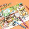 Bok soft-tipped elegant pen, water-based signature art painting planner pen, glitter marker pen, metallic color drawing pen Specification image